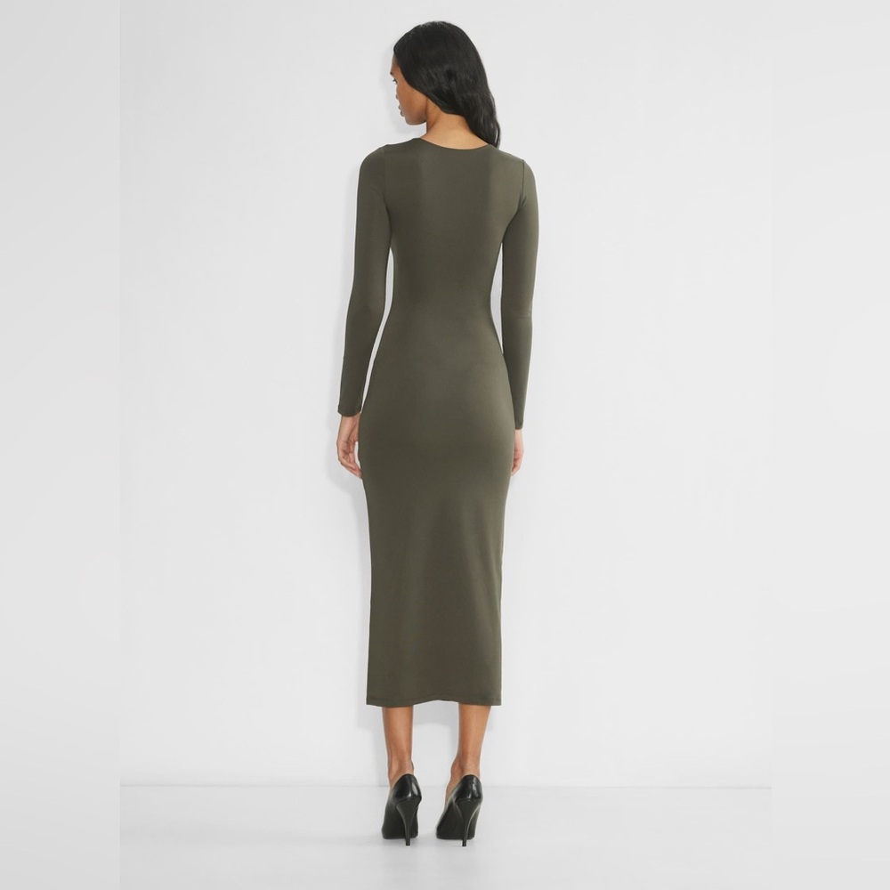 NWT Aritzia Contour Crew Longsleeve Maxi Dress - Picture 4 of 7